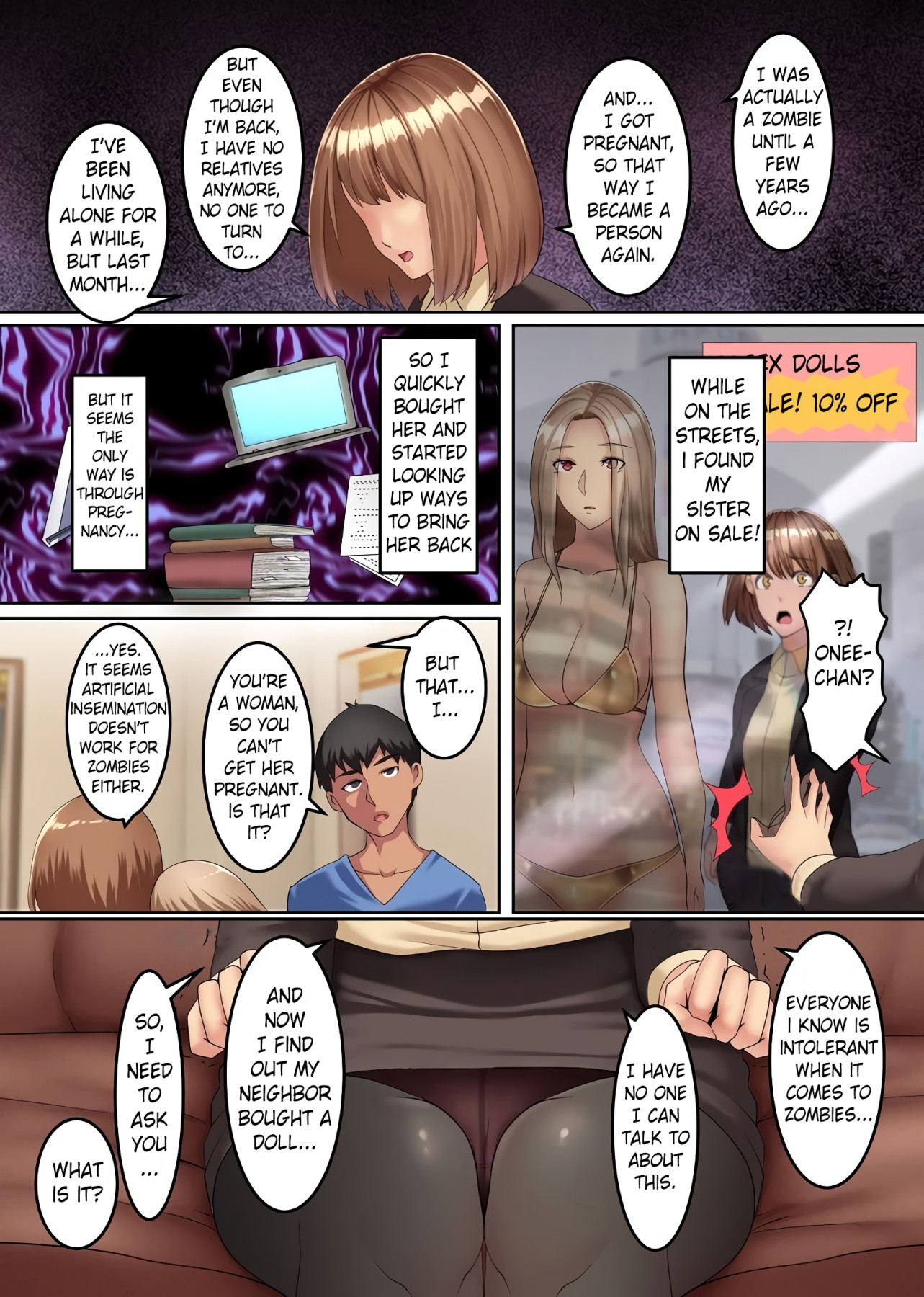 Hentai Manga Comic-Zombie Harem! Impregnation Harem with Beautiful Women Infected By The Virus-Read-13